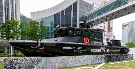Barcos de PEAD construídos com Leister na Coreia
