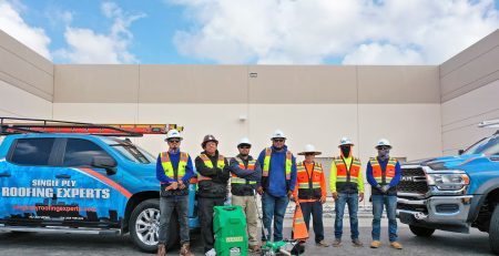Leister e Single Ply Roofing Experts nos EUA na construção de coberturas planas