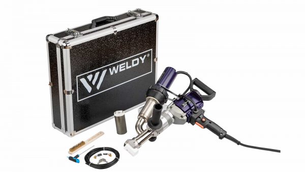 Maleta com extrusora manual de solda Weldy Booster EX2