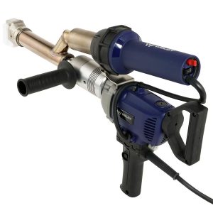 Extrusora manual Weldy Booster EX3 para soldagem precisa de PE e PP em aplicações industriais e civis.