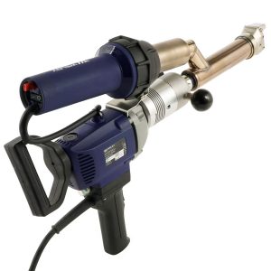 Equipamento de solda manual Weldy Booster EX3 para uso técnico com plásticos PE e PP.
