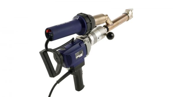 Equipamento de solda manual Weldy Booster EX3 para uso técnico com plásticos PE e PP.