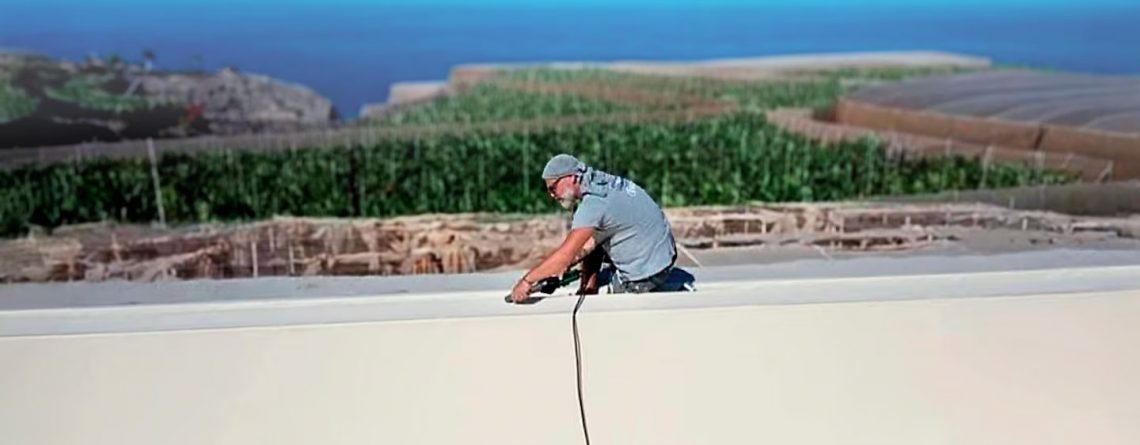 Construção de piscinas em Tenerife com Leister