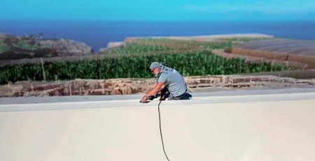 Construção de piscinas em Tenerife com Leister
