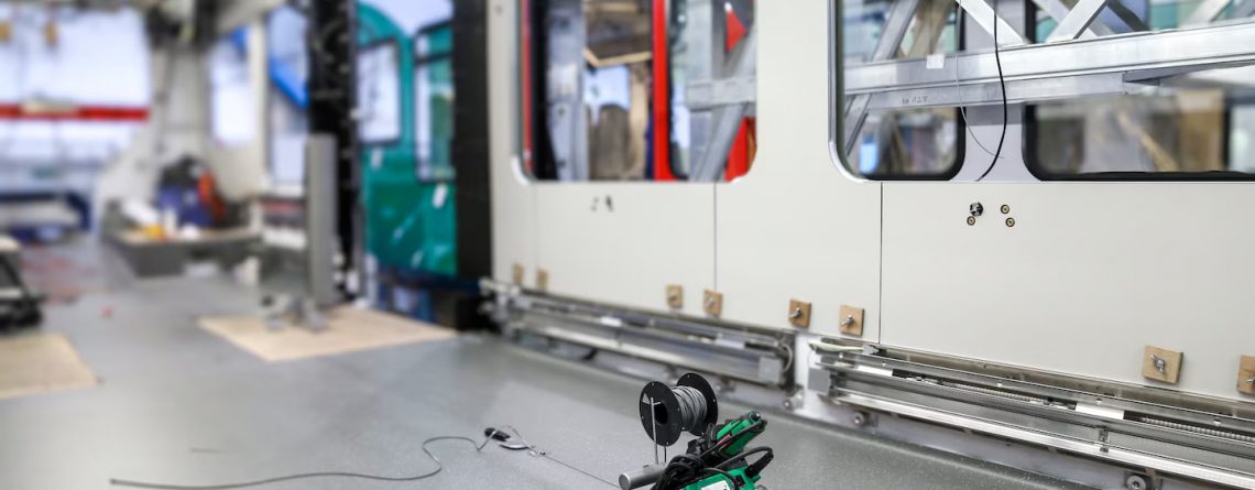 Tecnologia de soldagem Leister para a instalação de revestimentos de piso vinílicos em metrôs e trens