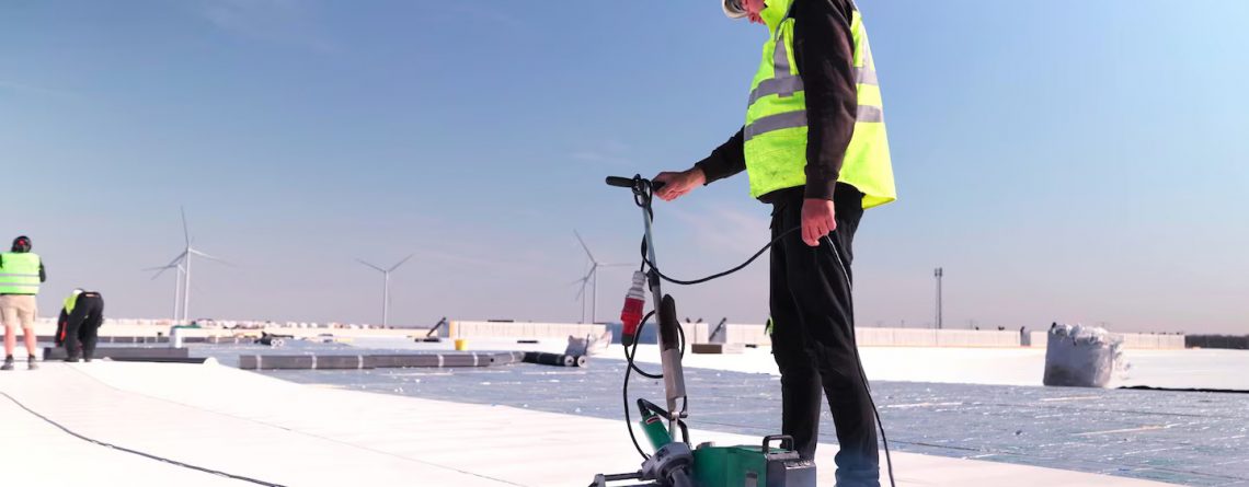 Impermeabilização de telhados planos com Leister