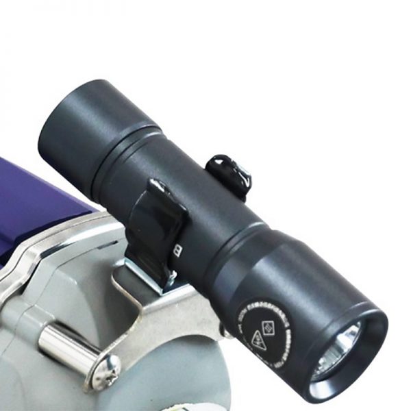 LED de iluminação integrado na extrusora WELDY BOOSTER EX3 PLUS para soldagem de plásticos