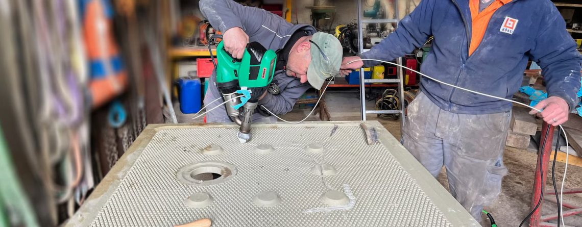 Reparar placas de filtro com tecnologia de soldagem Leister